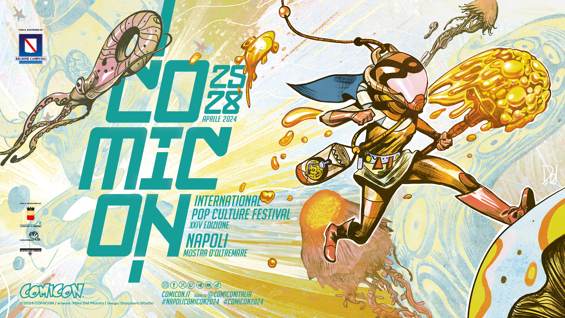 Comicon Napoli: la XXIV edizione dal 25 al 28 aprile