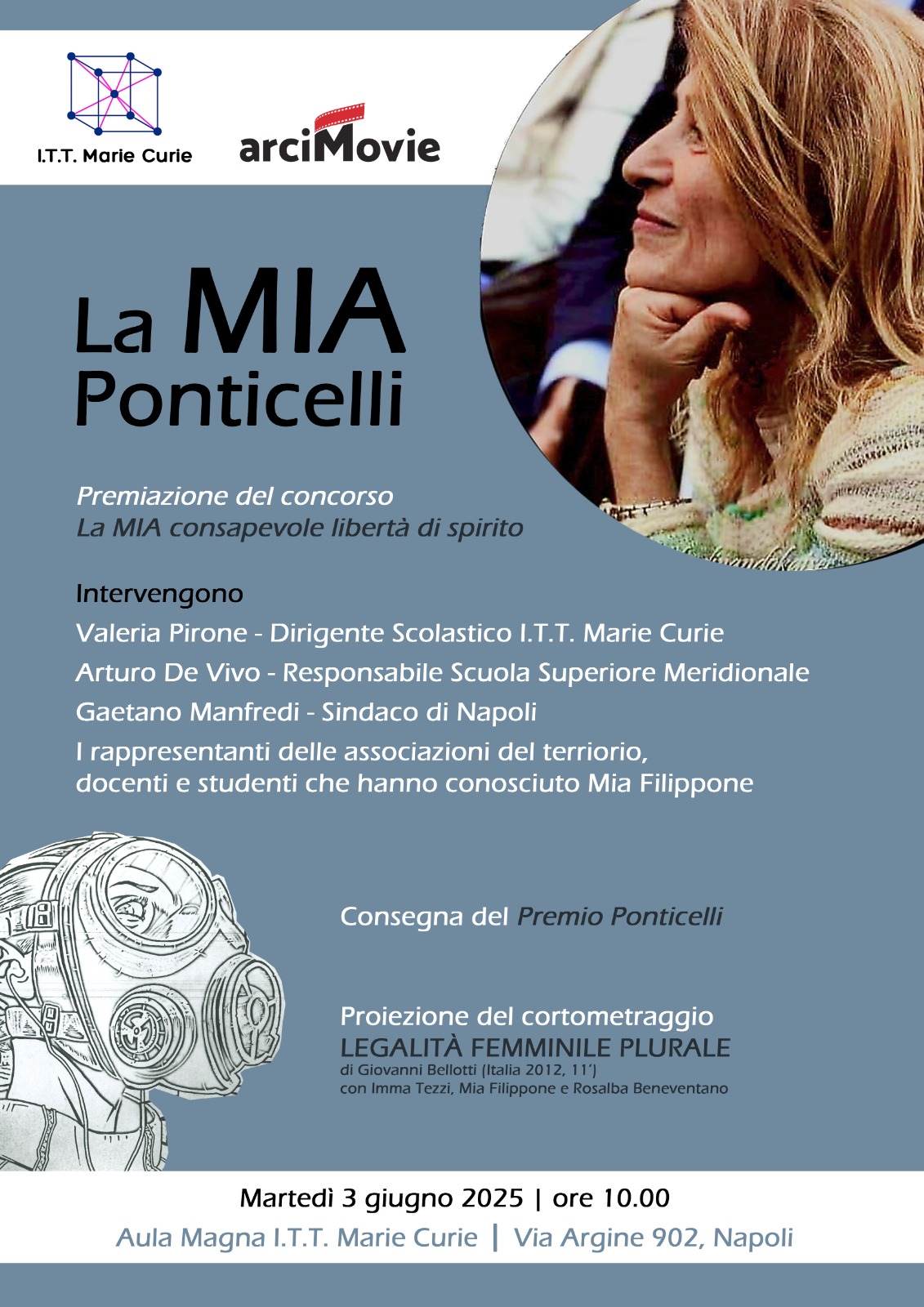 “La MIA Ponticelli”, il 3 giugno Napoli celebra Mia Filippone