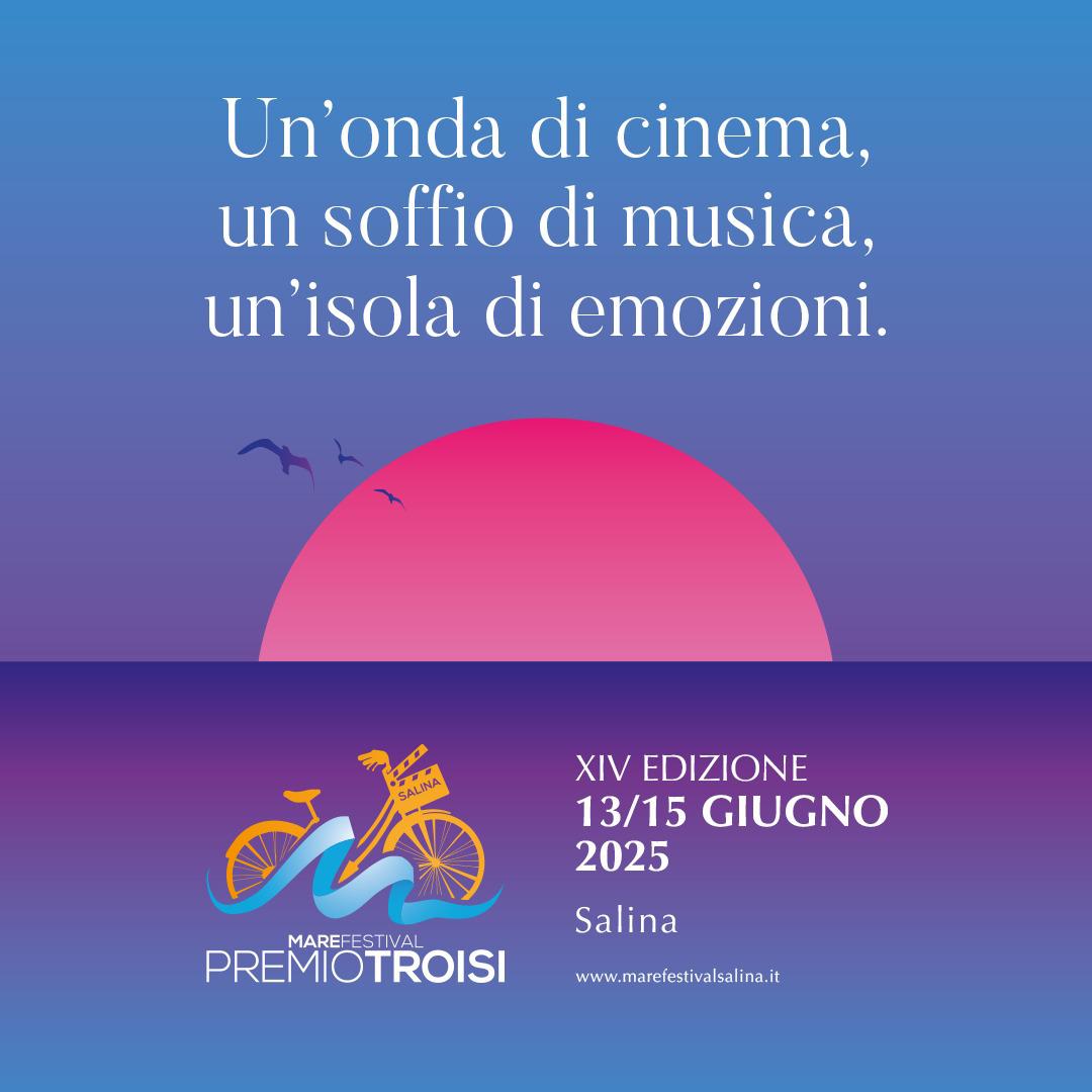XIV Marefestival a Salina con il Premio in ricordo di Massimo Troisi – madrina Maria Grazia Cucinotta